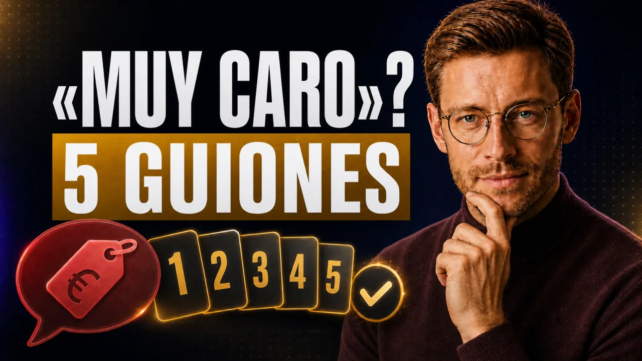 Miniatura de la guía de CloserCart: Cinco guiones para la objeción muy caro